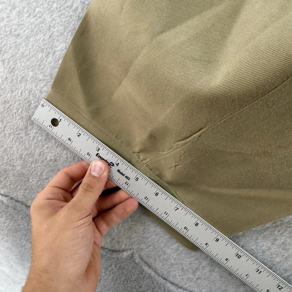 Vintage 60s US Military Officer Chino Pants Trousers Vietnam 32x30 Khaki Shade 1 - Picture 10 of 12